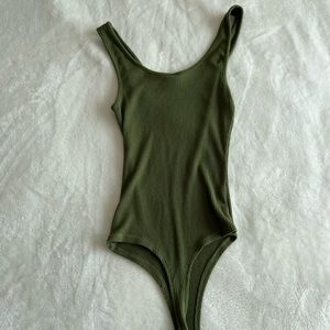 Windsor olive green body suit